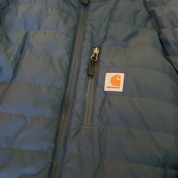 Carhartt Mens Rain Defender Relaxed Fit Lightweight Insulated Jacket - Picture 3 of 6